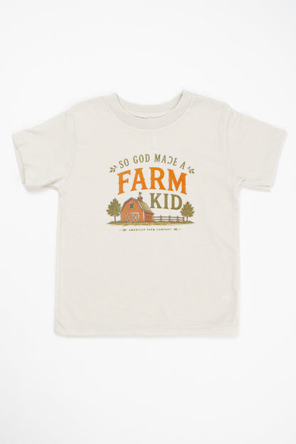 Fall 'So God Made a Farm Kid' Toddler/Youth T-Shirt