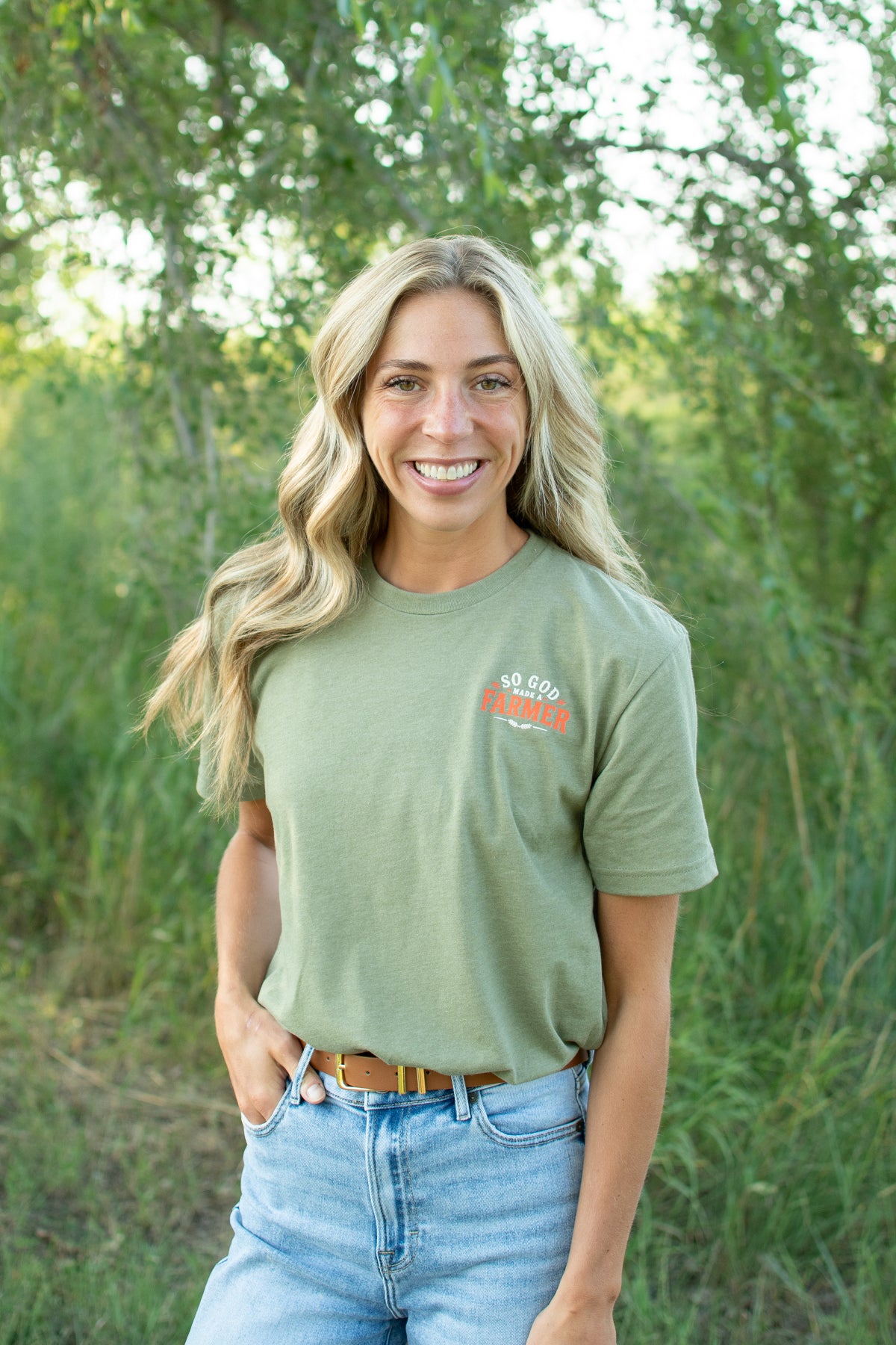 Fall 'So God Made a Farmer' Adult T-Shirt