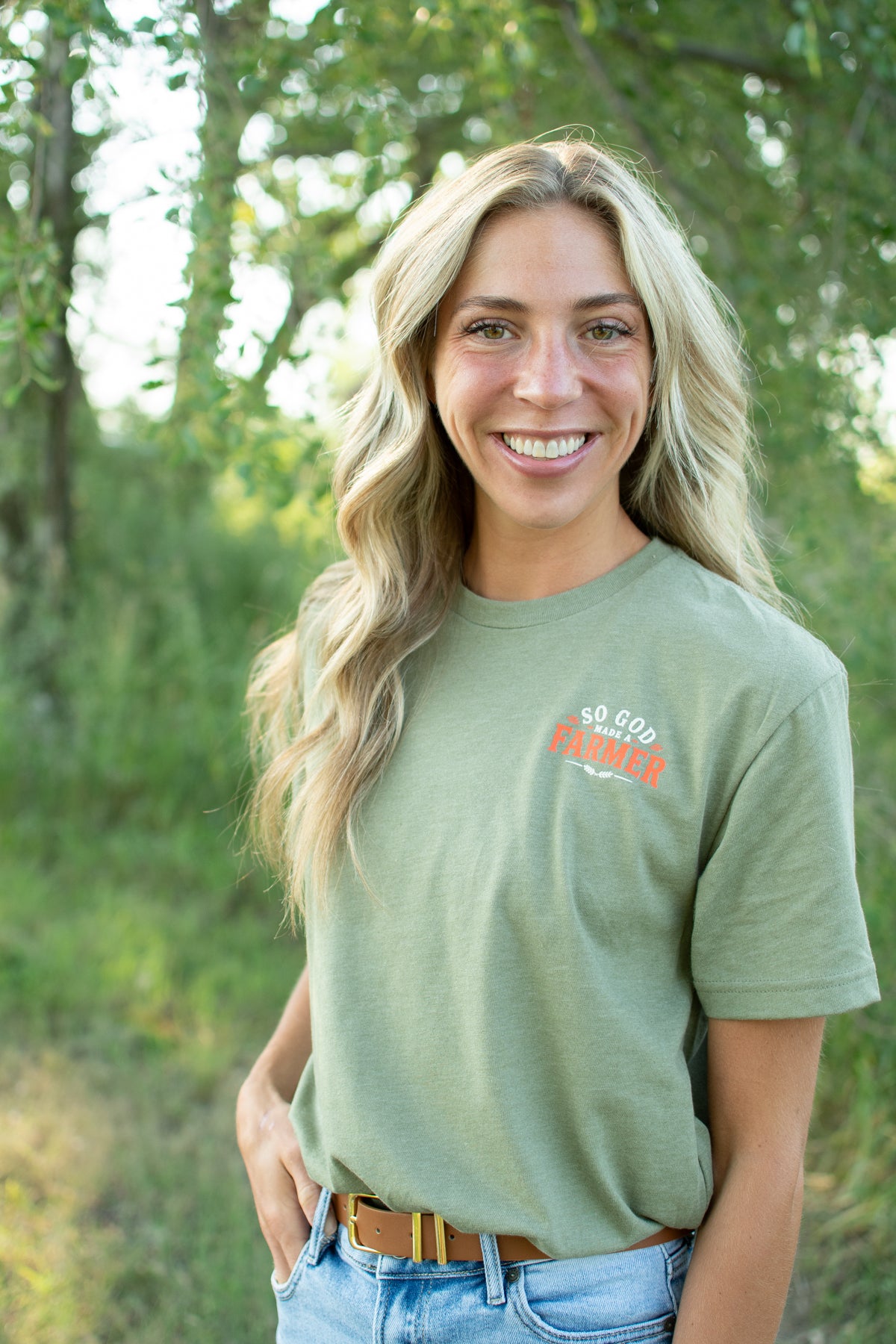 Fall 'So God Made a Farmer' Adult T-Shirt