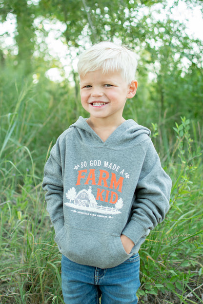 Fall 'So God Made a Farm Kid' Toddler/Youth Hoodie