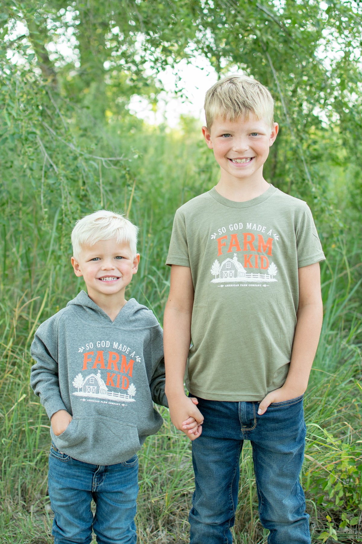 Fall 'So God Made a Farm Kid' Toddler/Youth Hoodie