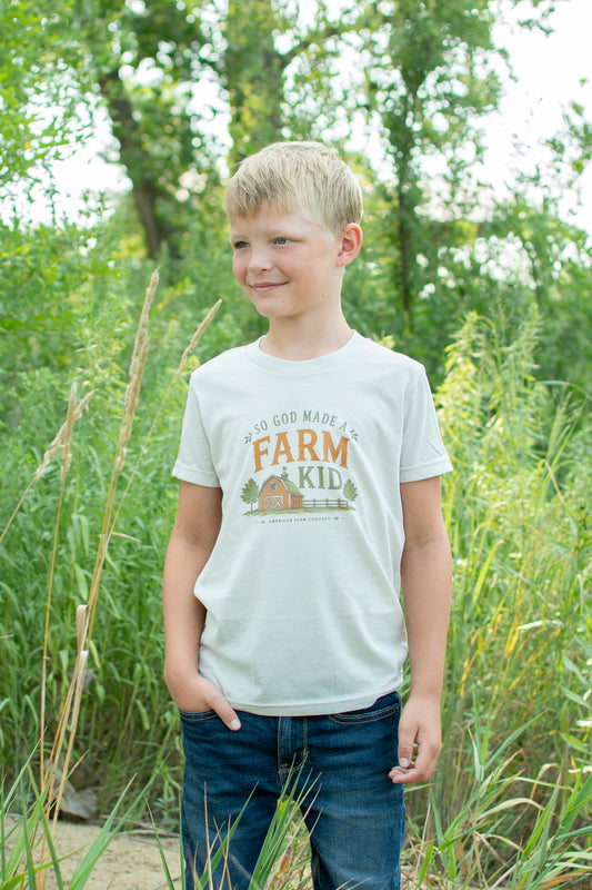 Fall 'So God Made a Farm Kid' Toddler/Youth T-Shirt