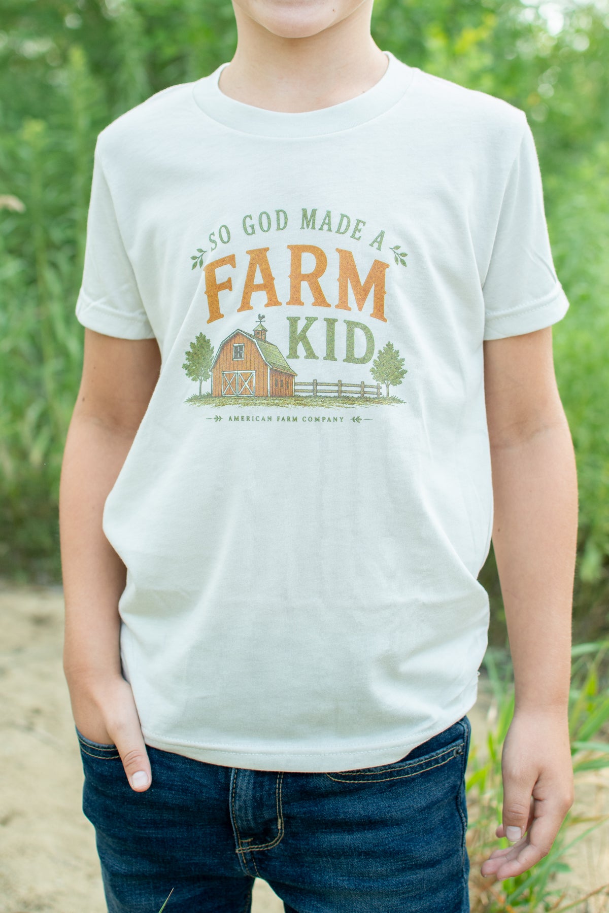 Fall 'So God Made a Farm Kid' Toddler/Youth T-Shirt