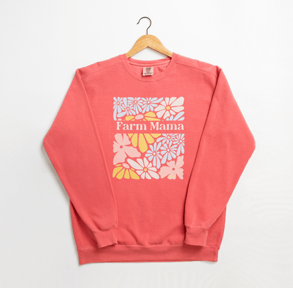 Farm Mama Floral Crewneck