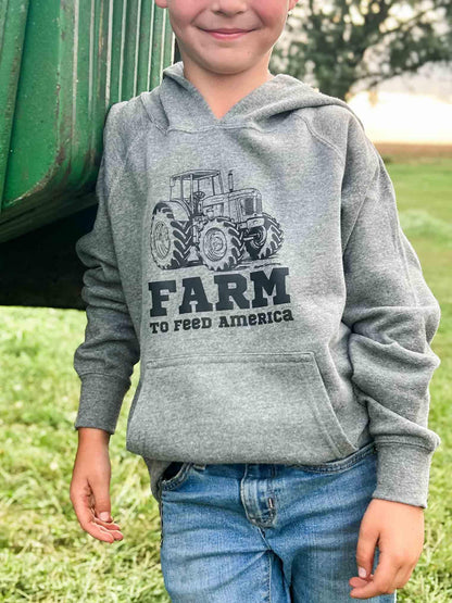 Farm to Feed America Toddler/Youth Hoodie - American Farm Company