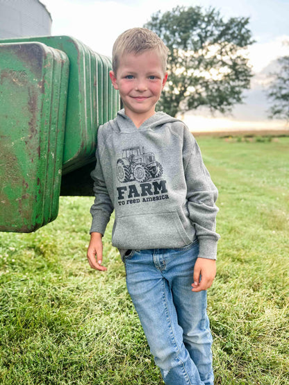 Farm to Feed America Toddler/Youth Hoodie - American Farm Company