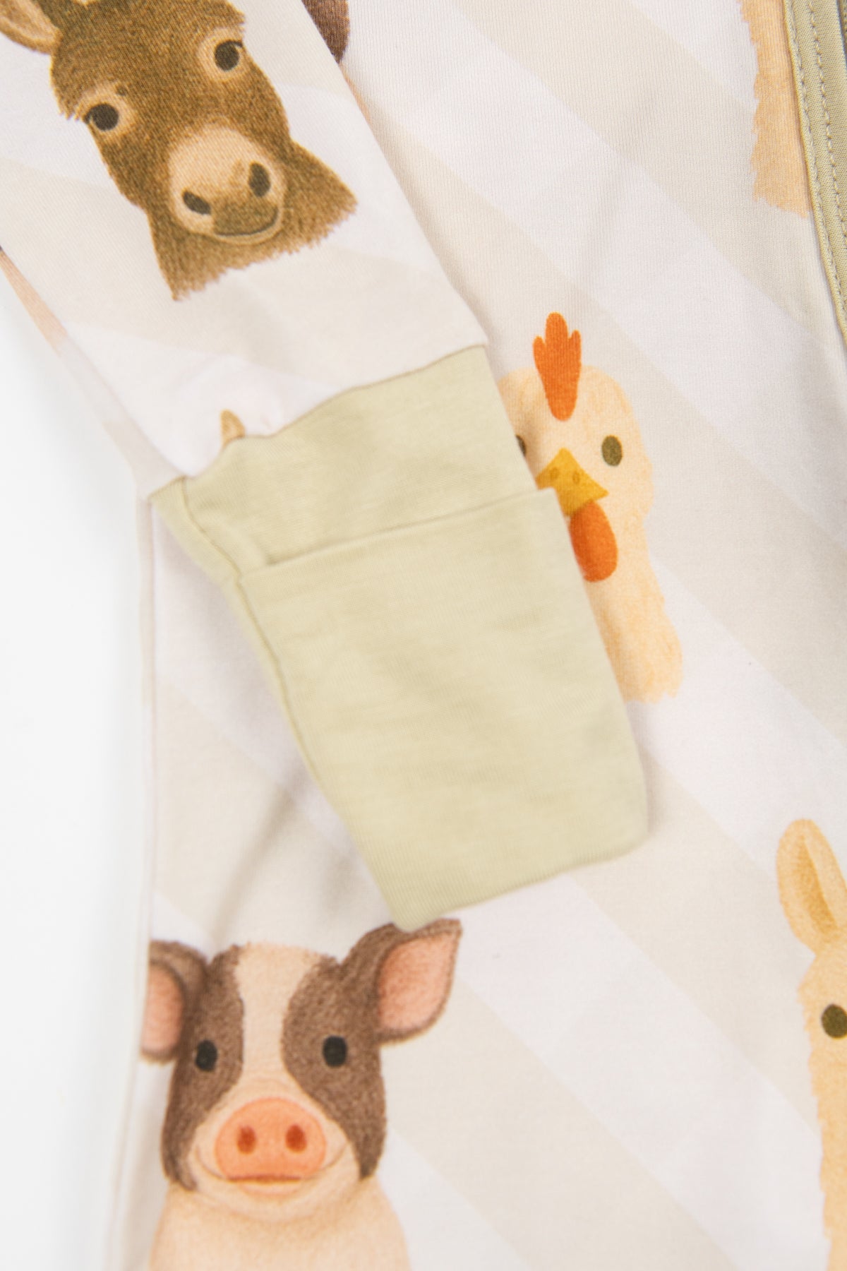 Farm Animals Baby Bamboo Zippy
