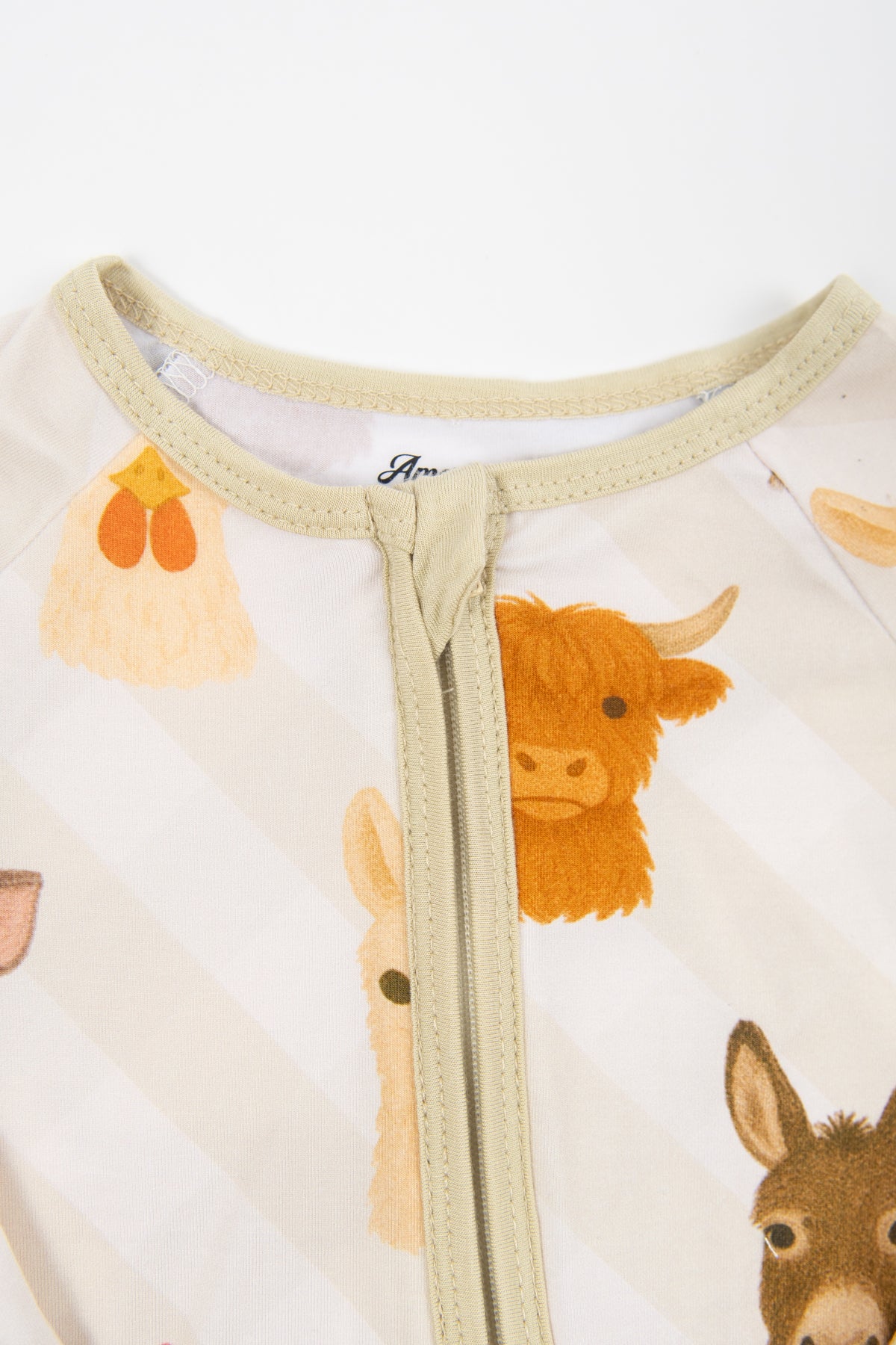Farm Animals Baby Bamboo Zippy