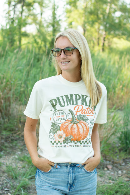 Farm Fresh Pumpkin Patch Adult T-Shirt