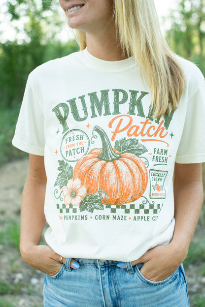 Farm Fresh Pumpkin Patch Adult T-Shirt