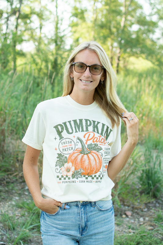 Farm Fresh Pumpkin Patch Adult T-Shirt