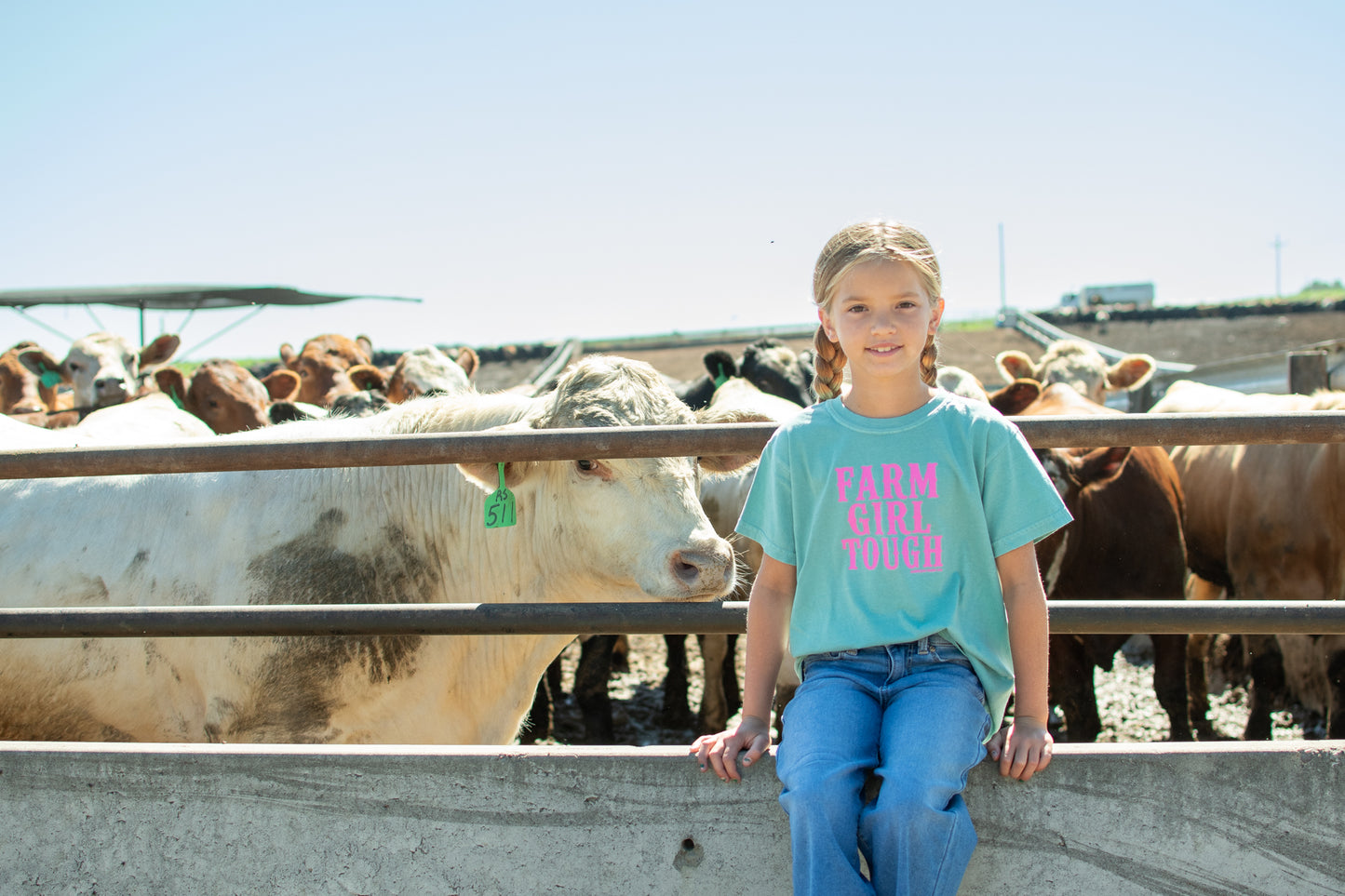 'Farm Girl Tough' Toddler/Youth T-Shirt