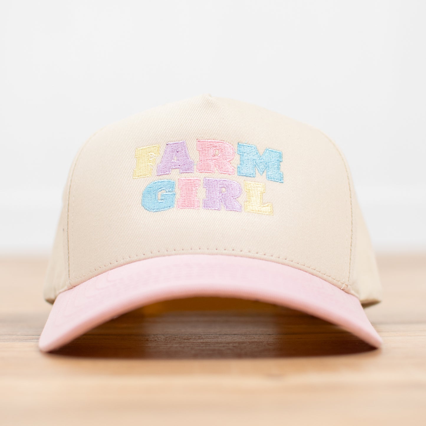 'Farm Girl' Embroidered Youth Trucker Hat