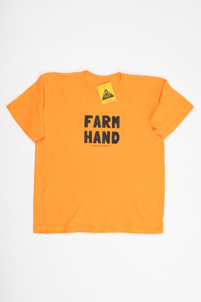 Farm Hand' Safety Orange Youth Tee