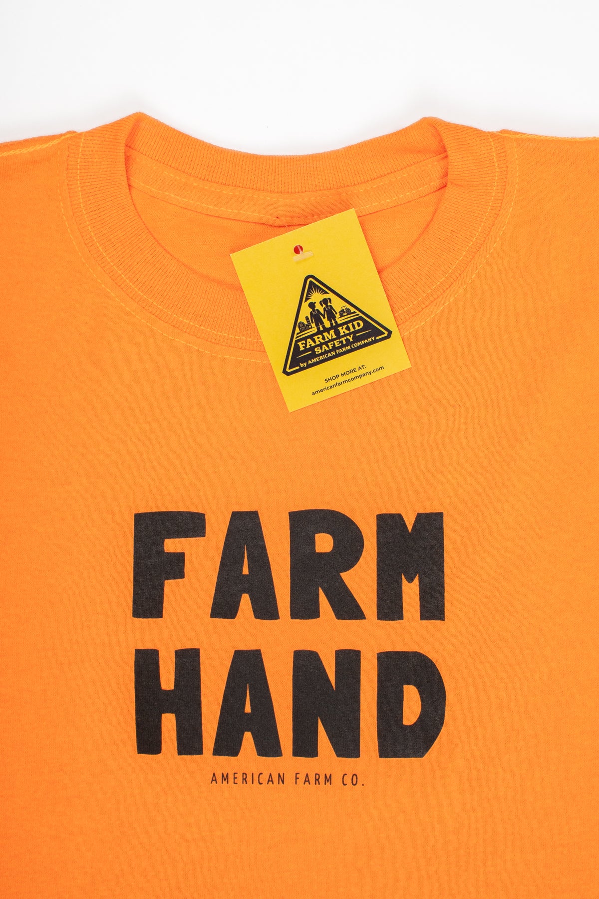 Farm Hand' Safety Orange Youth Tee