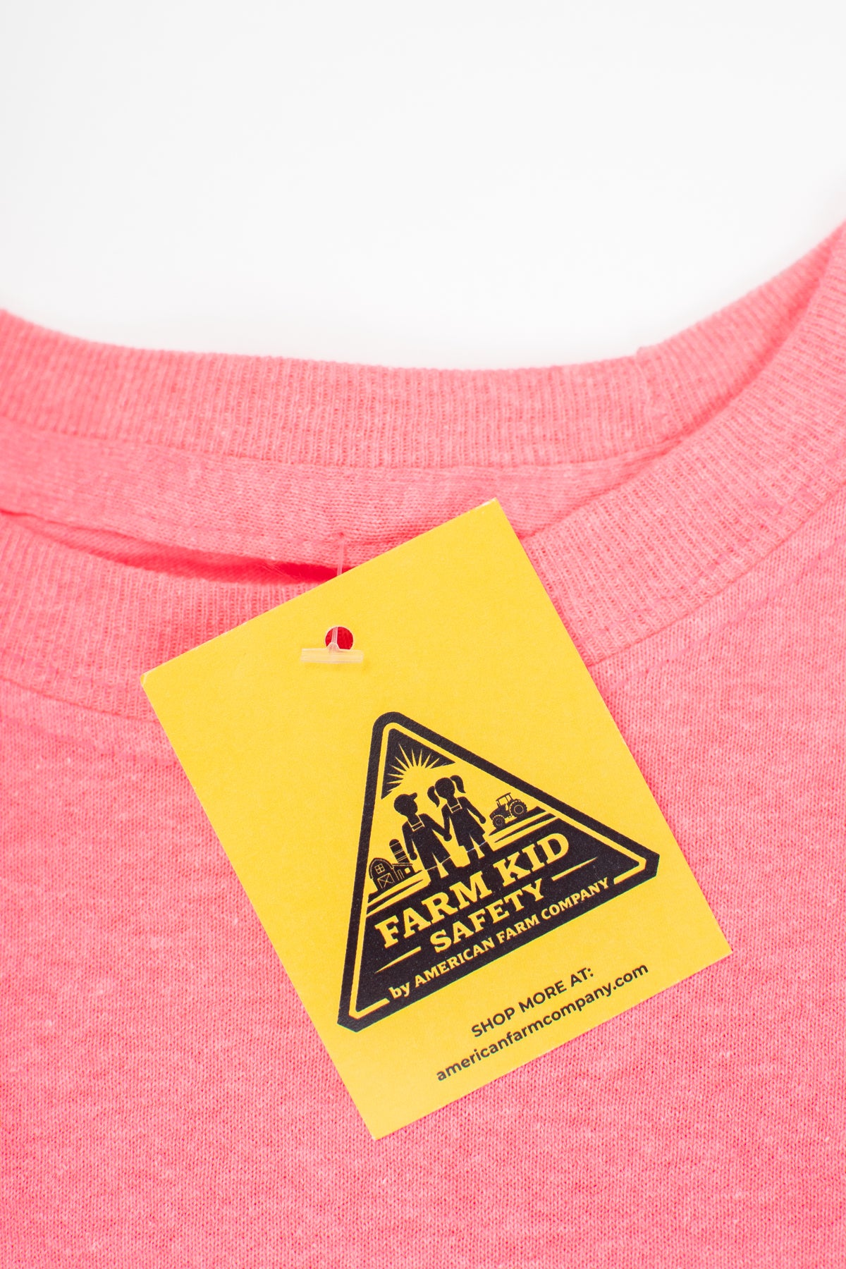 Farm Hand' Safety Pink Youth Tee
