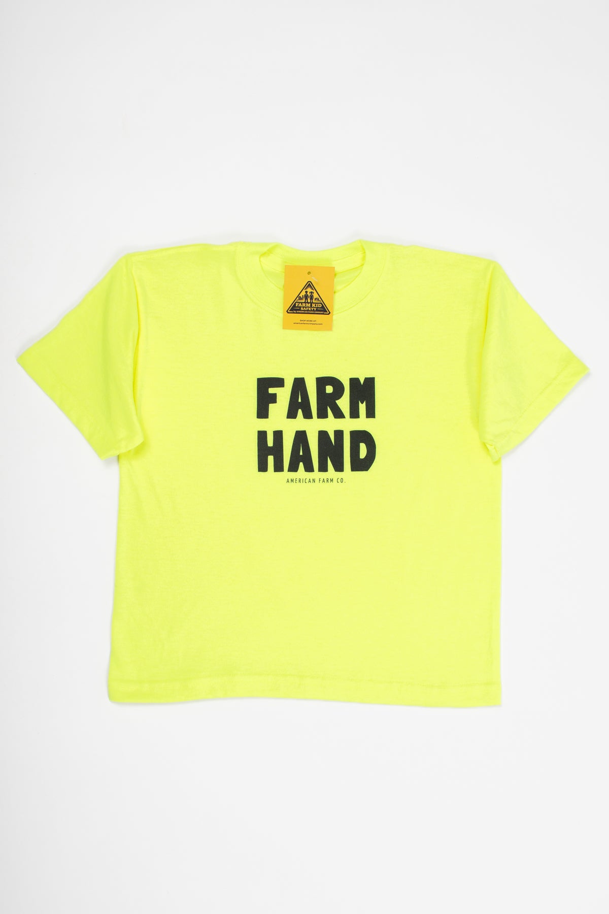 'Farm Hand' Safety Yellow Youth Tee