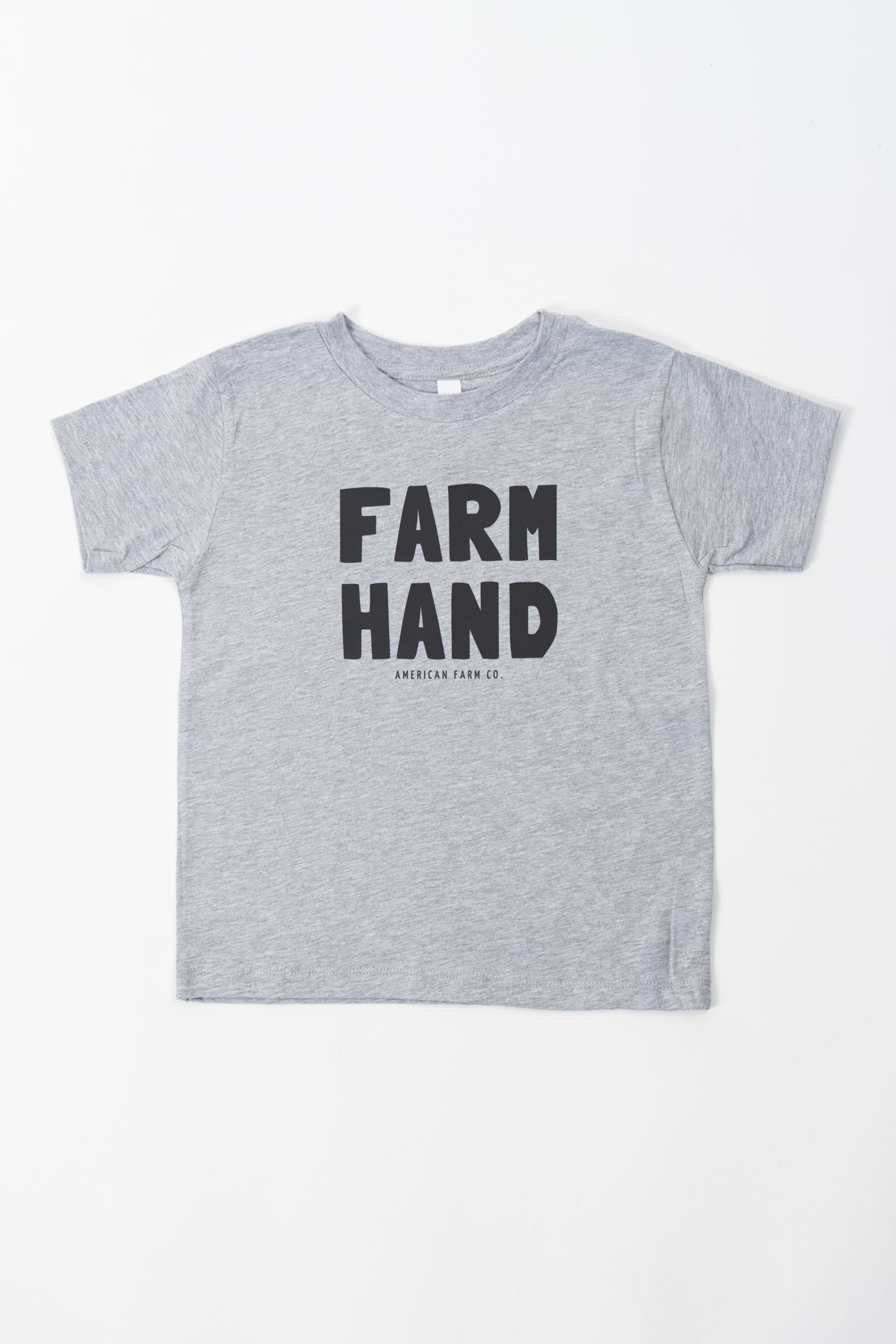 'Farm Hand' Toddler/Youth Gray Tee