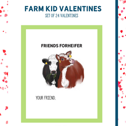Farm Kid - Valentines Card Bundle