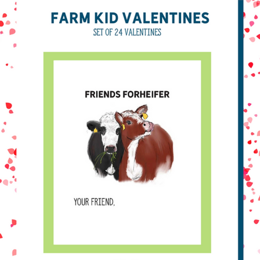 Farm Kid - Valentines Card Bundle