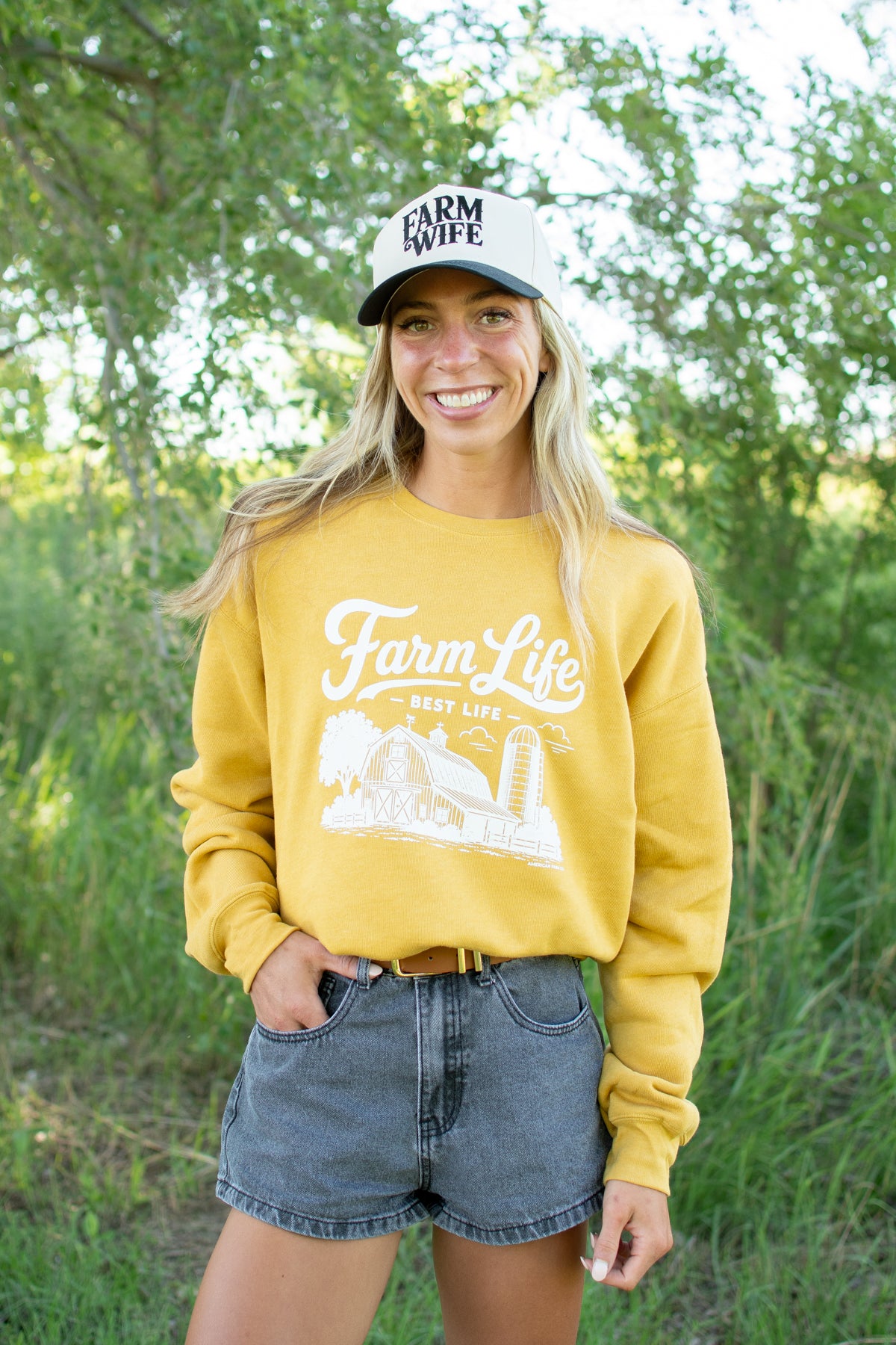 'Farm Life - Best Life' Crewneck