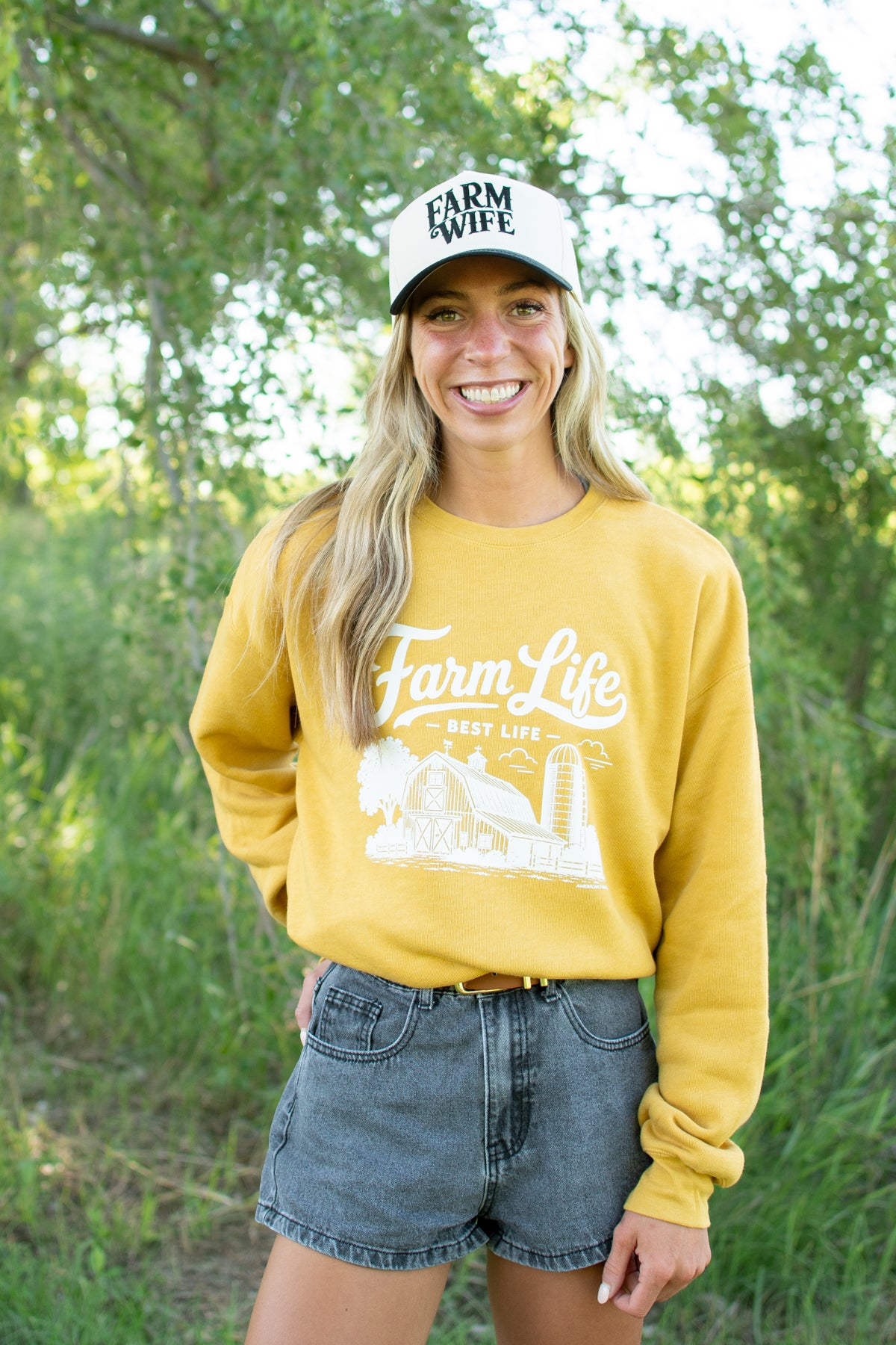 'Farm Life - Best Life' Crewneck