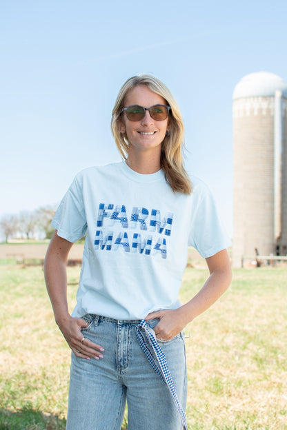 Farm Mama' Blue Tee