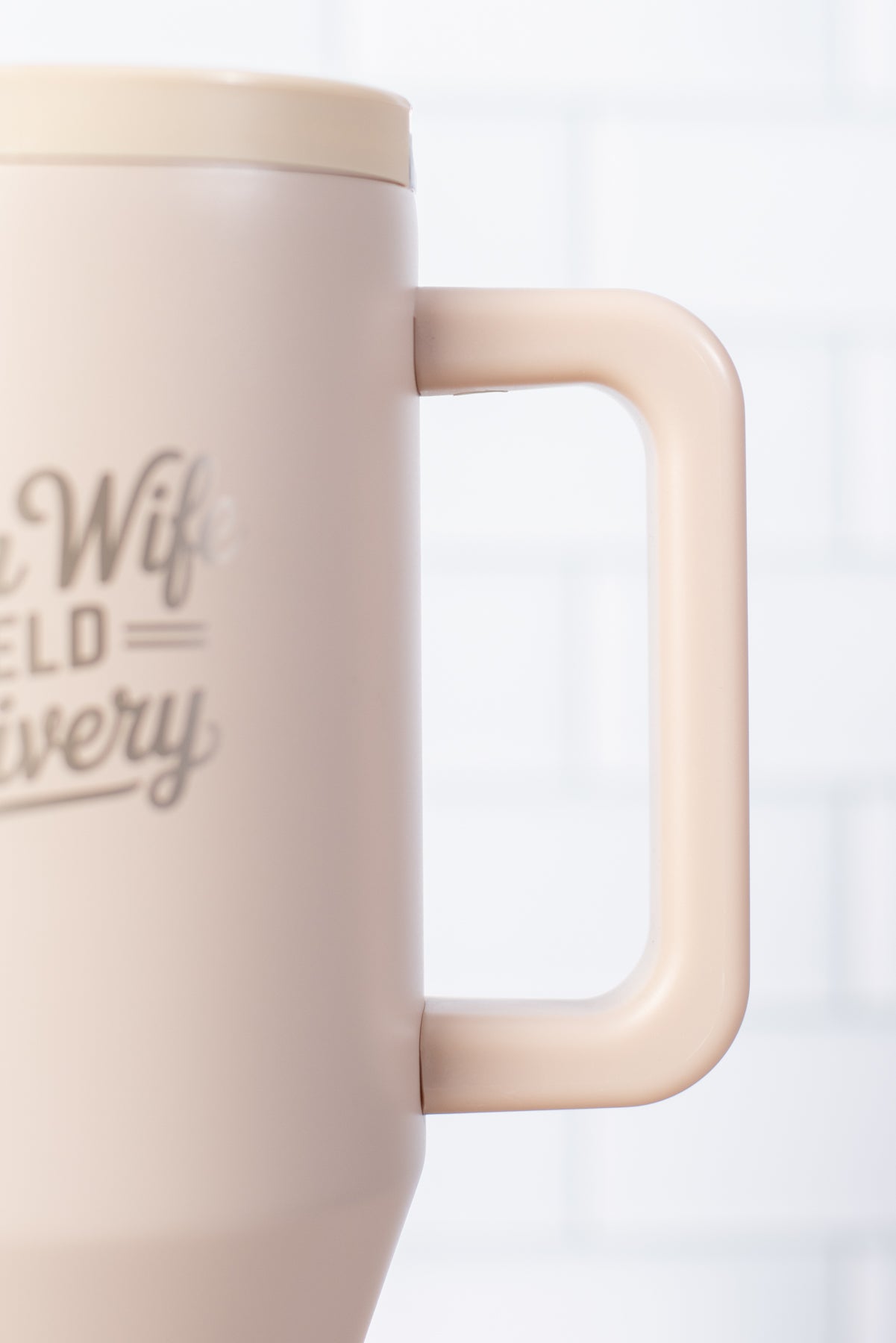 'Farm Wife Field Delivery' 40oz Water Tank Tumbler - Cream