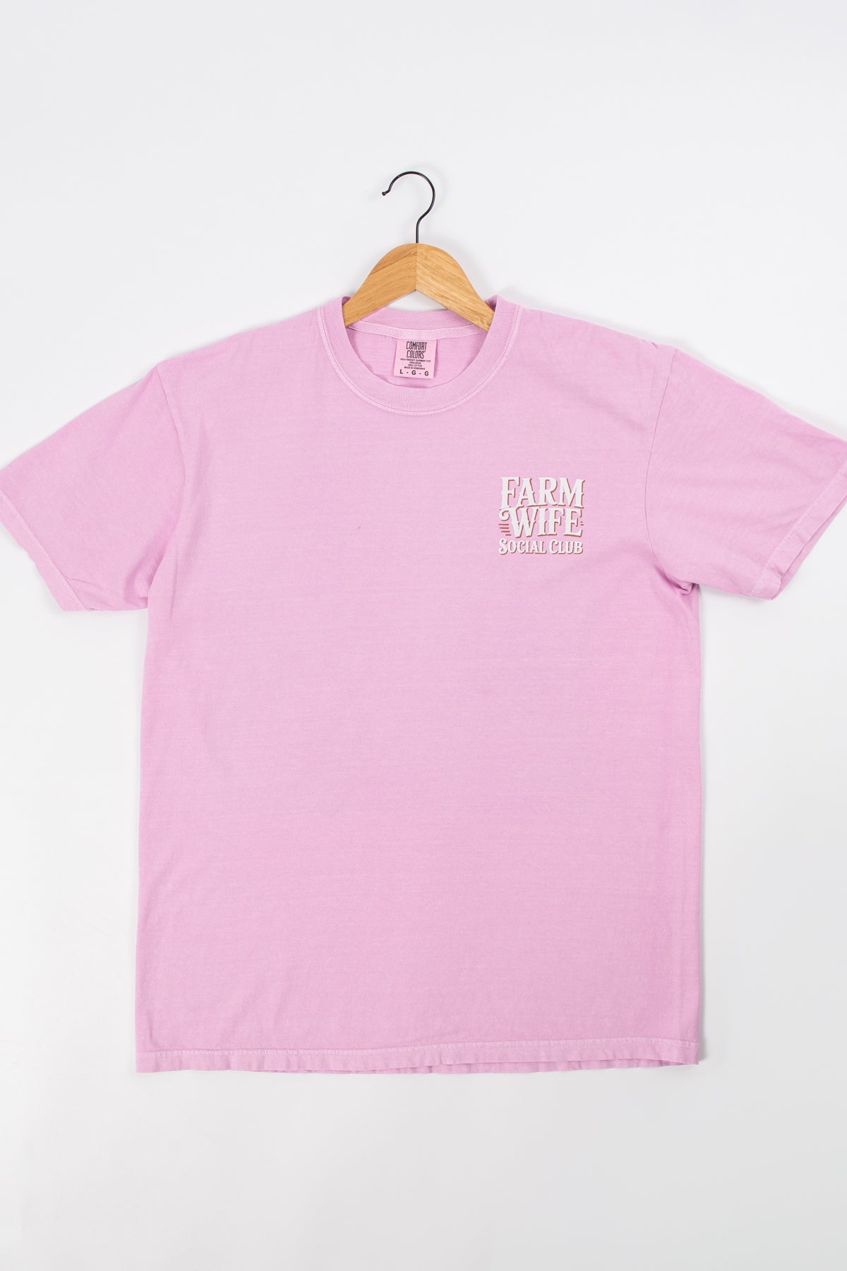 'Farm Wife Social Club' Purple Tee