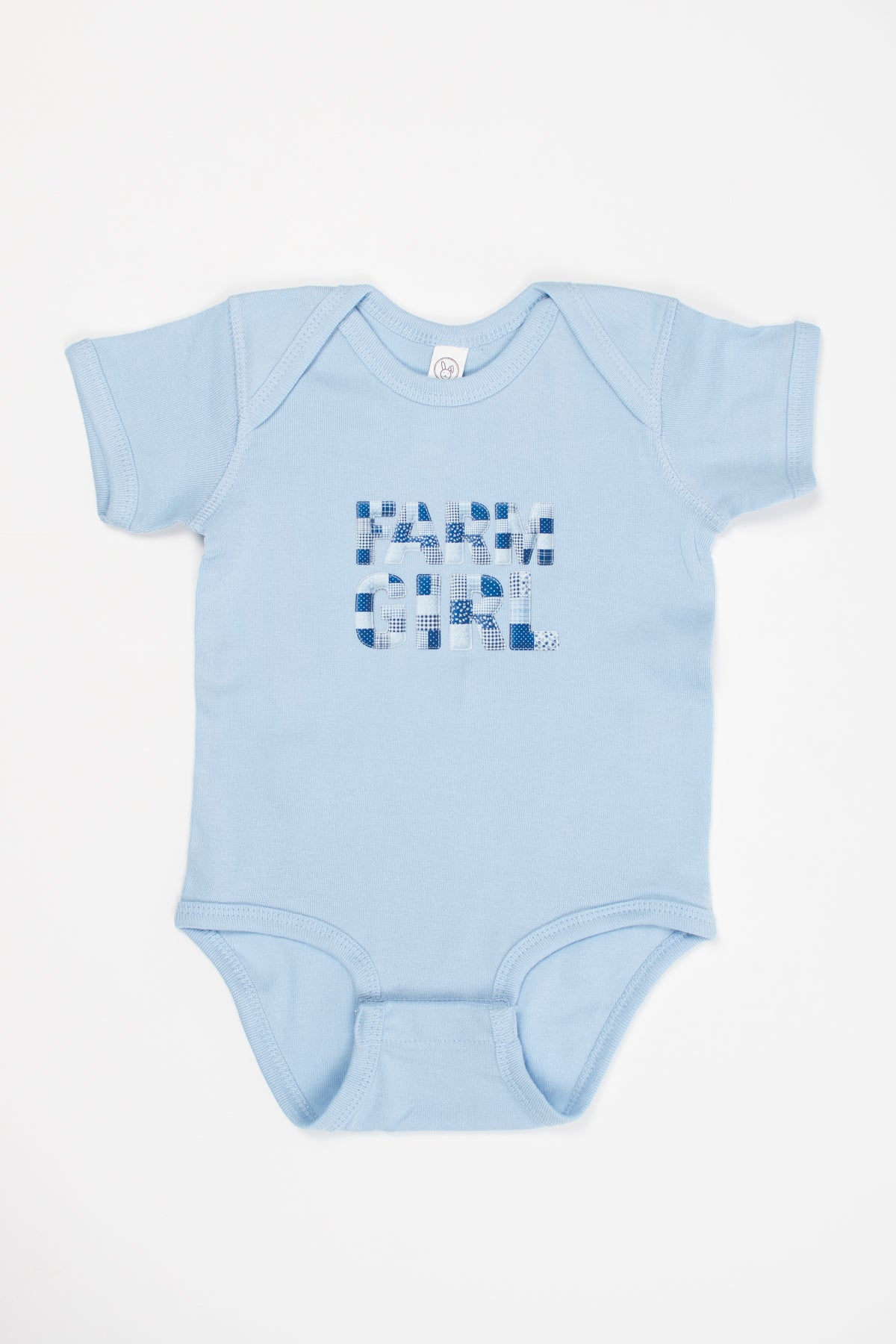 'Farm Girl' Blue Onesie