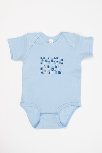 'Farm Girl' Blue Onesie