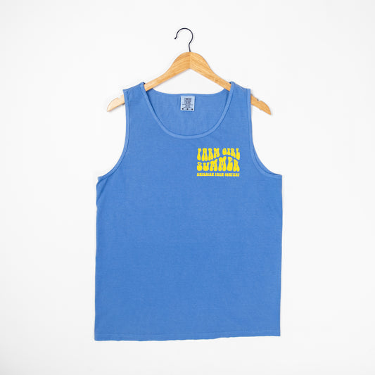 'Farm Girl Summer' Blue Tank Top - American Farm Company