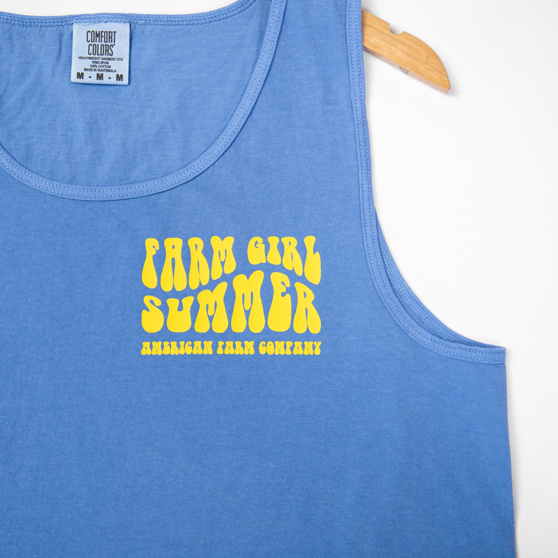 'Farm Girl Summer' Blue Tank Top - American Farm Company