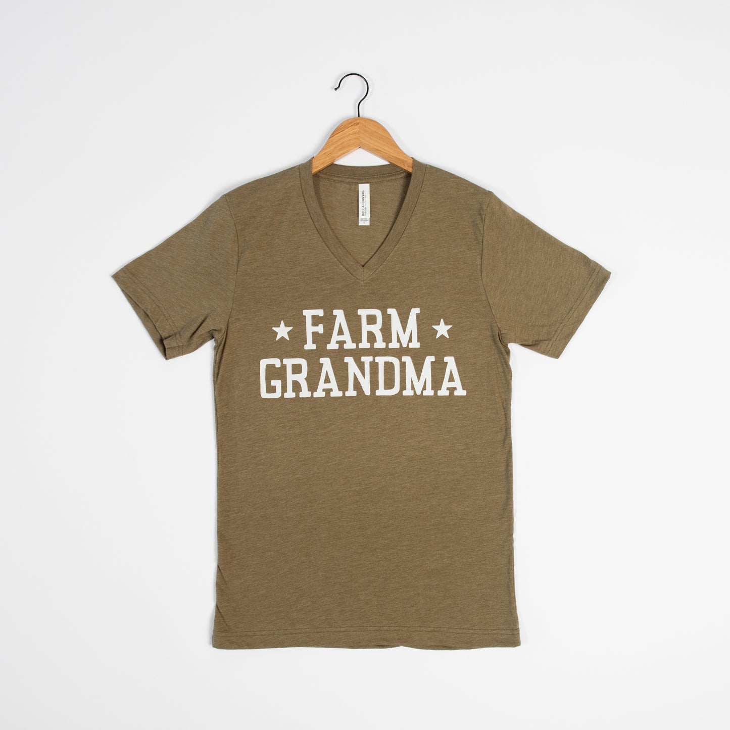 'Farm Grandma' V-Neck Tee