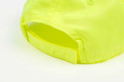 'Farm Kid Safety' Embroidered Neon Yellow Youth Hat