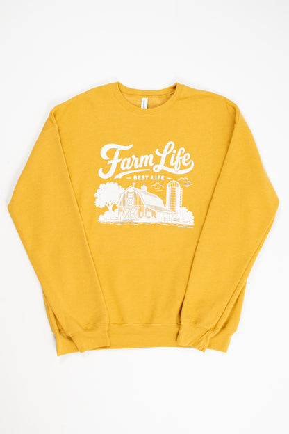 'Farm Life - Best Life' Crewneck