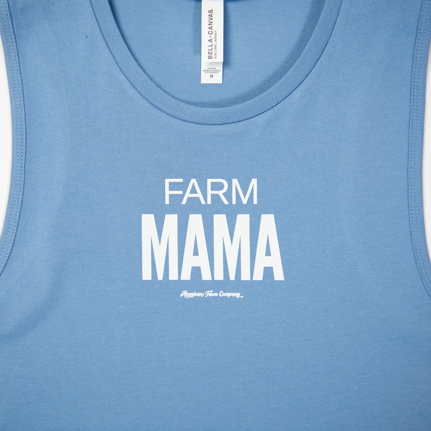 'Farm Mama' Blue Tank Top - American Farm Company