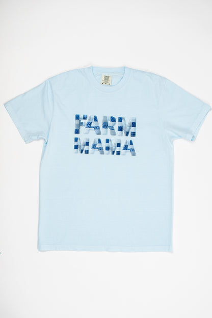 Farm Mama' Blue Tee