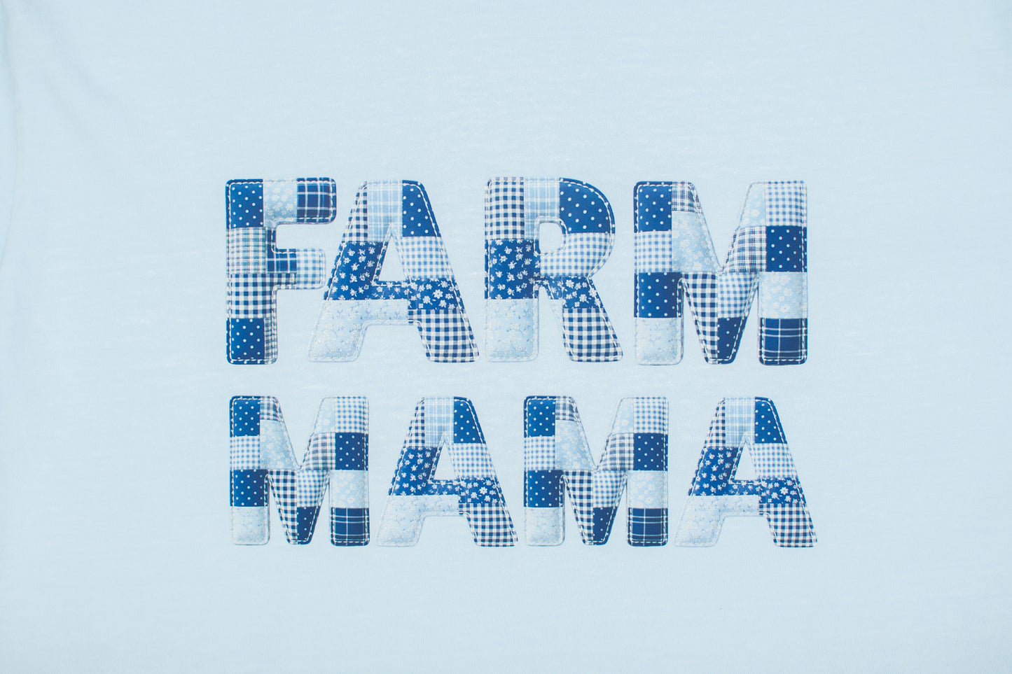 Farm Mama' Blue Tee