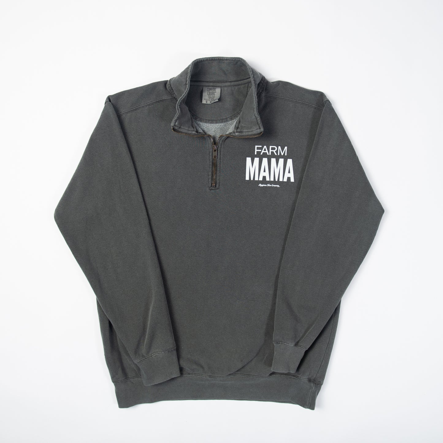 'Farm Mama' Charcoal 1/4 Zip - American Farm Company