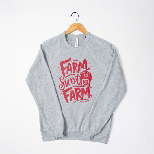 Farm Sweet Farm Grey Crewneck