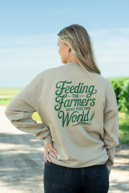 'Farm Wife Field Delivery' Crewneck - 2 sided