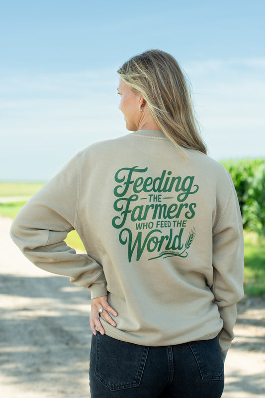 'Farm Wife Field Delivery' Crewneck - 2 sided