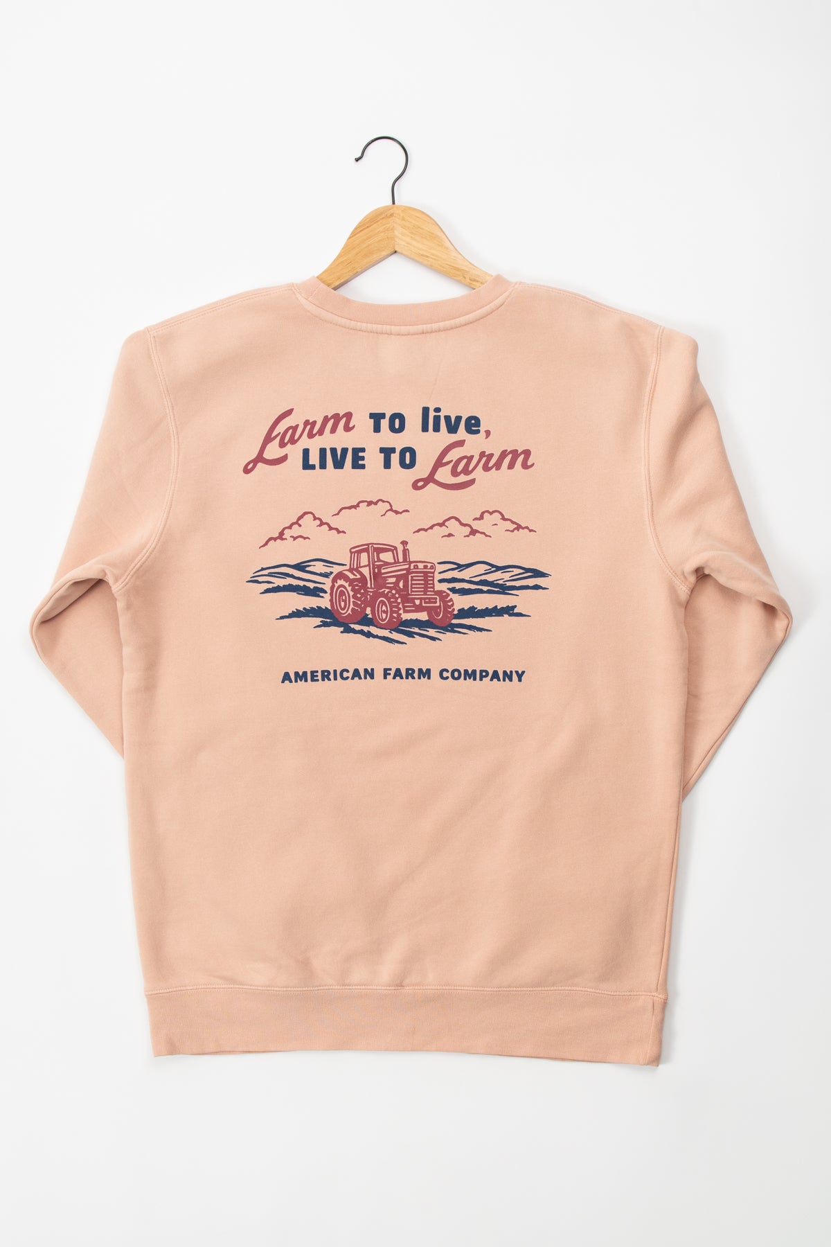 'Farm to Live, Live to Farm' Crewneck