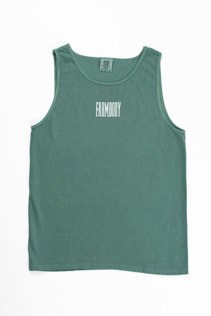Farmbody' Washed Green Tank Top