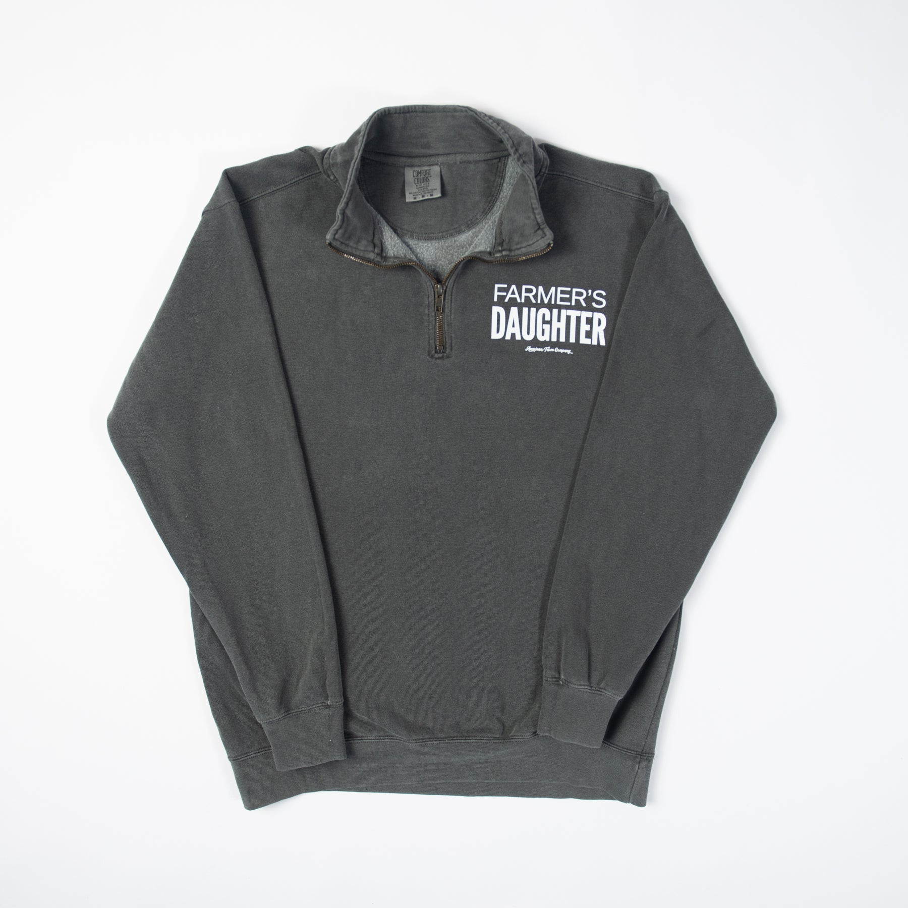 'Farmer's Daughter' Charcoal 1/4 Zip - American Farm Company