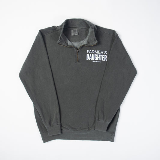 'Farmer's Daughter' Charcoal 1/4 Zip - American Farm Company