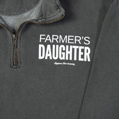 'Farmer's Daughter' Charcoal 1/4 Zip - American Farm Company
