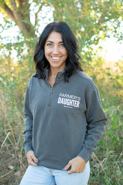 'Farmer's Daughter' Charcoal 1/4 Zip
