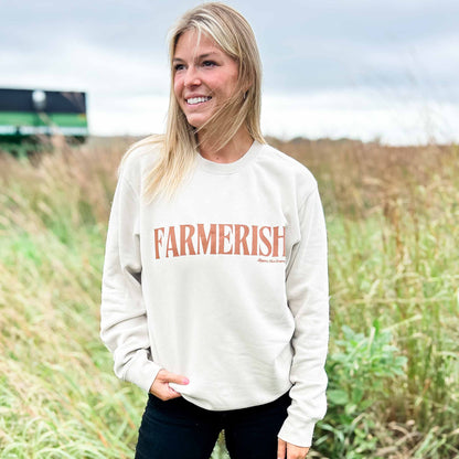 Farmerish Cream Crewneck - American Farm Company